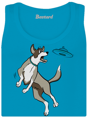 Létající talíř dámské tílko klasické Blue Atol