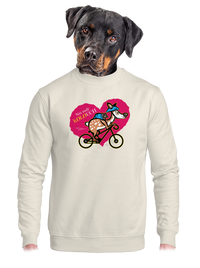 unisex mikina bez kapuce