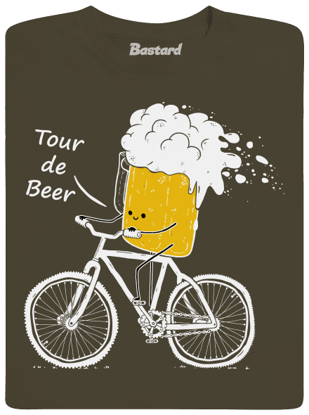 Tour de beer pánské dlouhý rukáv Urban Khaki