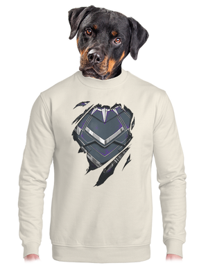 unisex mikina bez kapuce