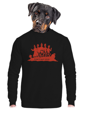 unisex mikina bez kapuce