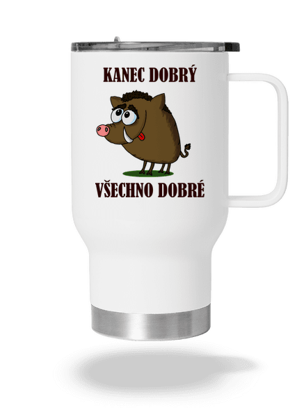 Kanec dobrý termohrnek White