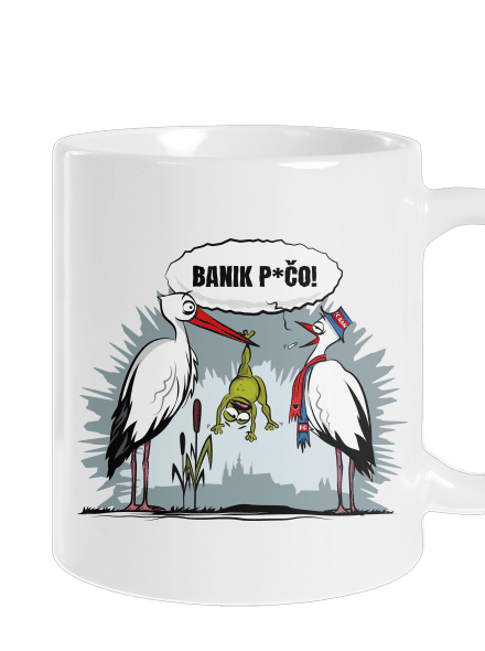 Banik p*čo! klasický hrnek White