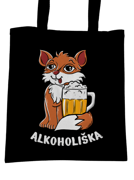 Pivní Alkoholiška taška Black