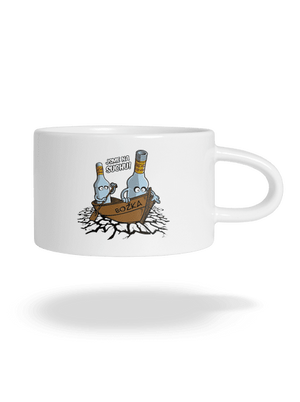 Na suchu hrnek makronka White