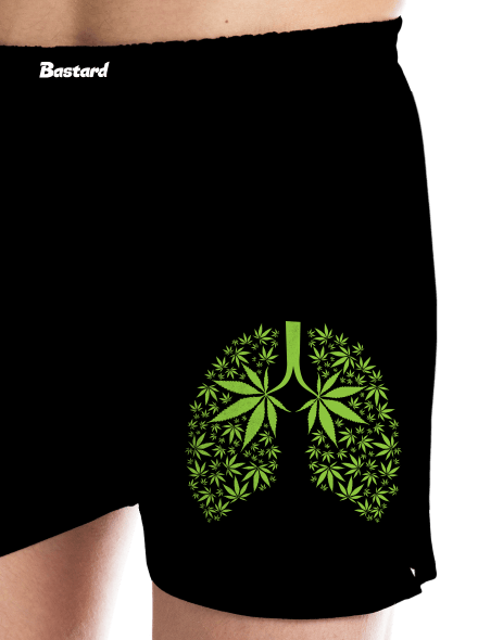 Ganja plíce pánské trenky Black