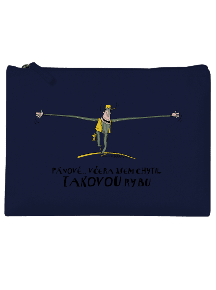 Takovou rybu jsem chytil taštička French Navy