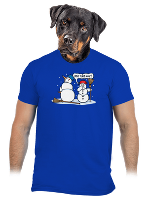 Kde mám nos? pánské tričko Royal Blue