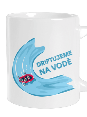 Driftujeme na vodě velký hrnek White