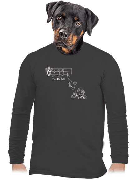 Do re mi fall pánské dlouhý rukáv Dark Grey