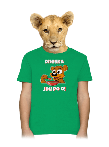 Dneska jdu po o dětské tričko Kelly Green
