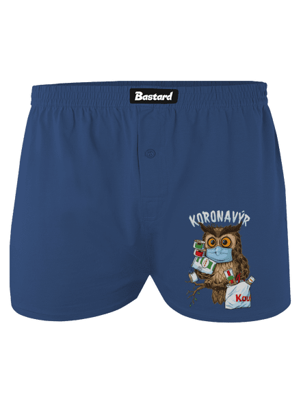 Koronavýr pánské trenky Blue