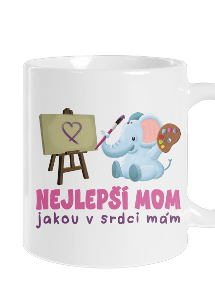 Nejlepší mom klasický hrnek White