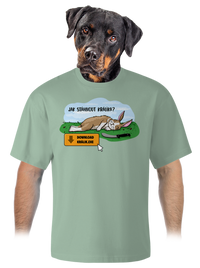 unisex tričko oversized