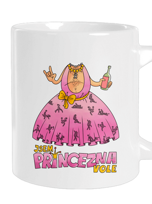 Jsem princezna velký hrnek White