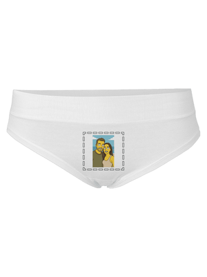 Simpsonovi z vlastní fotky dámské kalhotky White