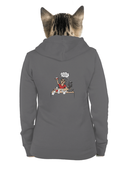 Kabinet dámská mikina na zip Steel Gray