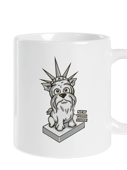 New Yorkshire klasický hrnek White