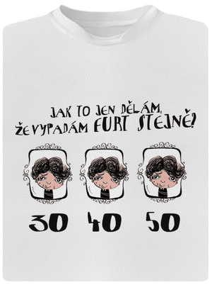 Vypadám furt stejně dětské sportovní tričko White