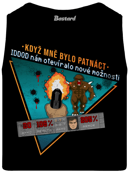 B15: Doom pánské tílko Black