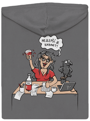 Kabinet dámská mikina na zip Steel Gray