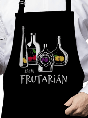 Frutarián zástěra Black