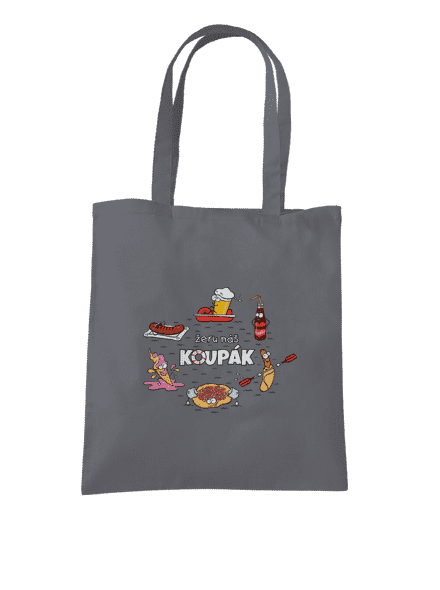 Český koupák taška Graphite grey