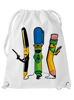 Psací gang vak White