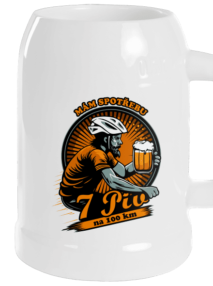 Spotřeba 7 na 100 půllitr White