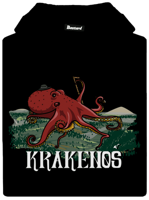 Krakenoš dámská mikina klokanka Black