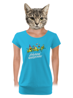 dámské tričko s lemem