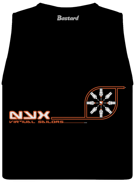 NYX Virtual Sailors dámské tílko volné Black