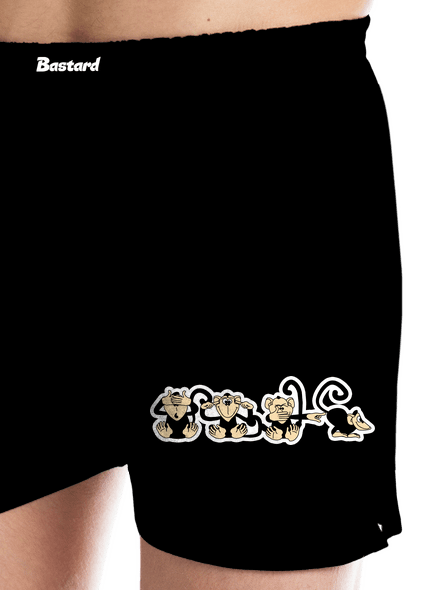 Opice pánské trenky Black