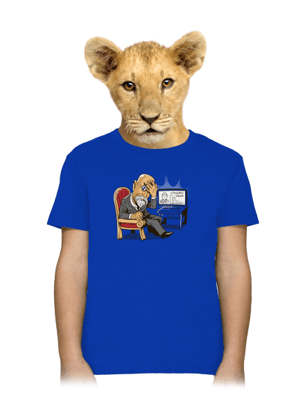Masaryk dětské tričko Royal Blue