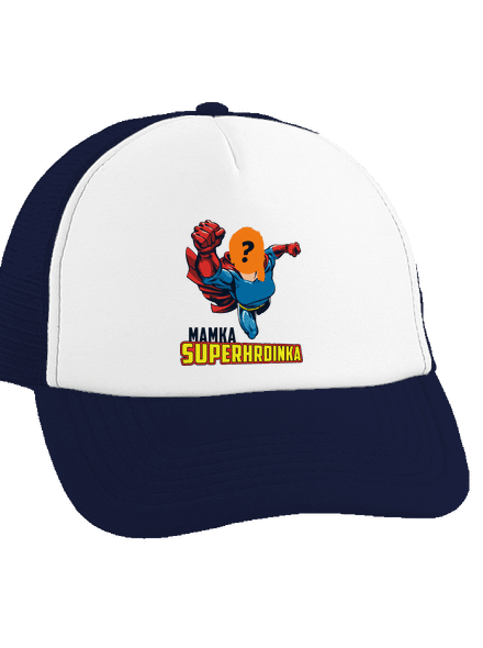 Mamka superhrdinka kšiltovka truckerka French Navy cap