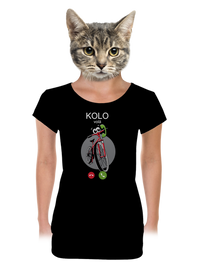 dámské tričko s lemem