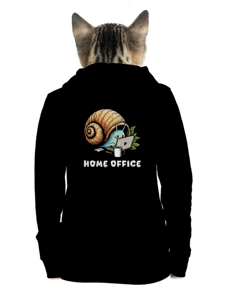 Šnekův home office dámská mikina na zip Black