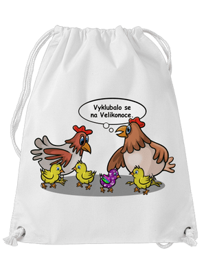 Velikonoční kuře vak White