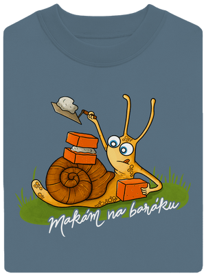 Makám na baráku unisex mikina bez kapuce Nordic Blue