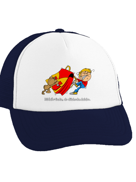 Školák kšiltovka truckerka French Navy cap