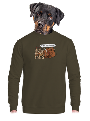 unisex mikina bez kapuce