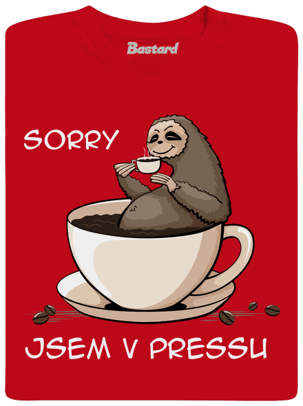 V pressu pánské tričko Red