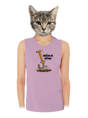 Občas si rýpnu dámské tílko volné Lilac