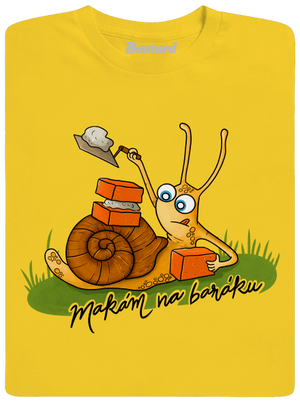 Makám na baráku pánské tričko Gold