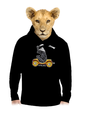 Vetřelníček dětská mikina klokanka Black