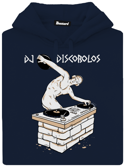 DJ Discobolos pánská mikina klokanka Navy