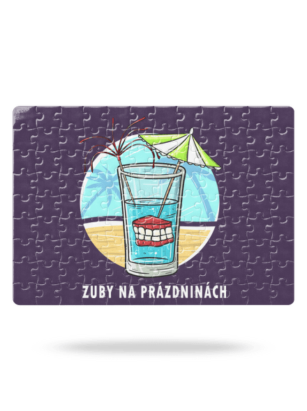 Zuby na prázdninách puzzle White