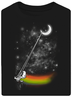 Unicorn Universe unisex tričko oversized Black