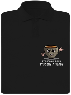 Studená káva pánská polokošile Black