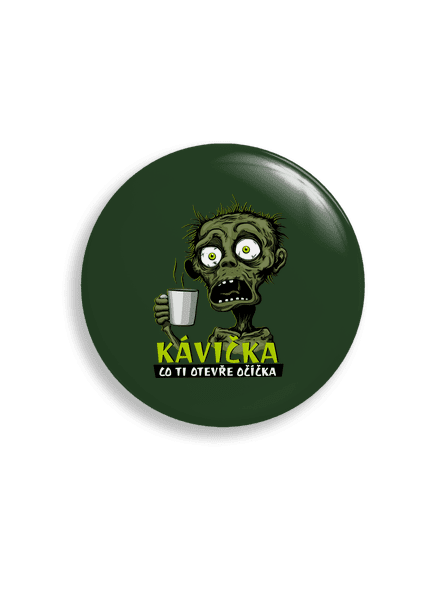 Zombie kávička placka uni